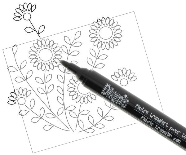 crayon transfert