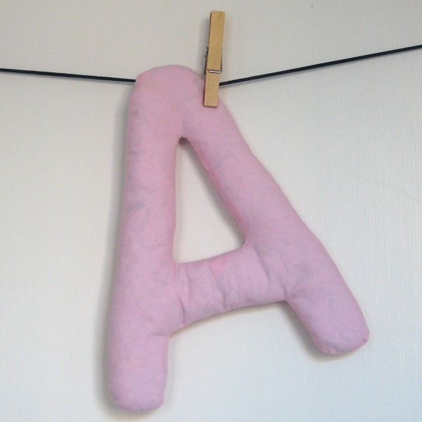Lettres en tissu à coudre, un DIY déco facile et tendance