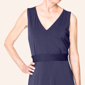 Coudre une robe (ou un top) sans manche, doublée