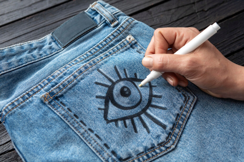 oeil poche jean
