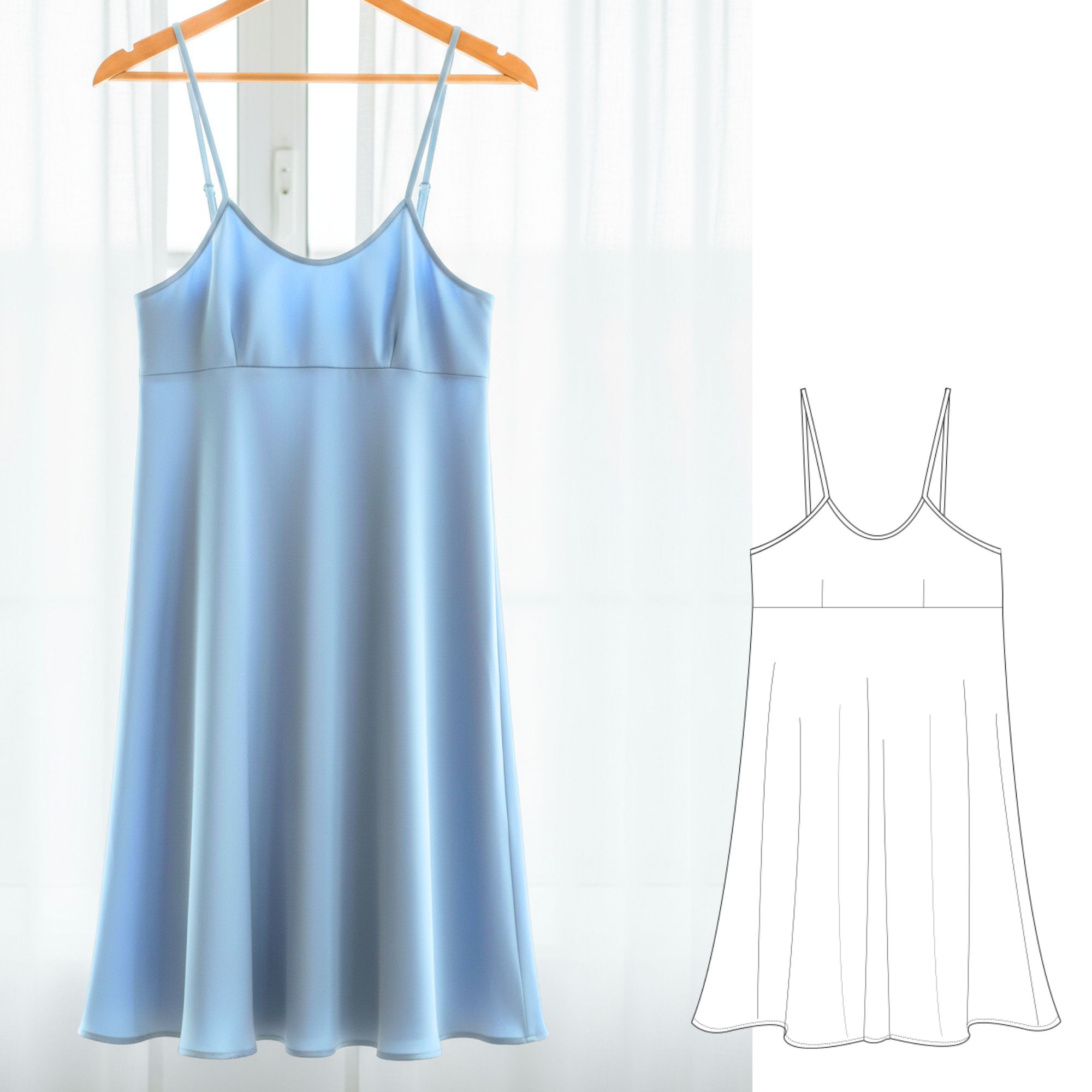 Modélisme : Nuisette avec empiècement