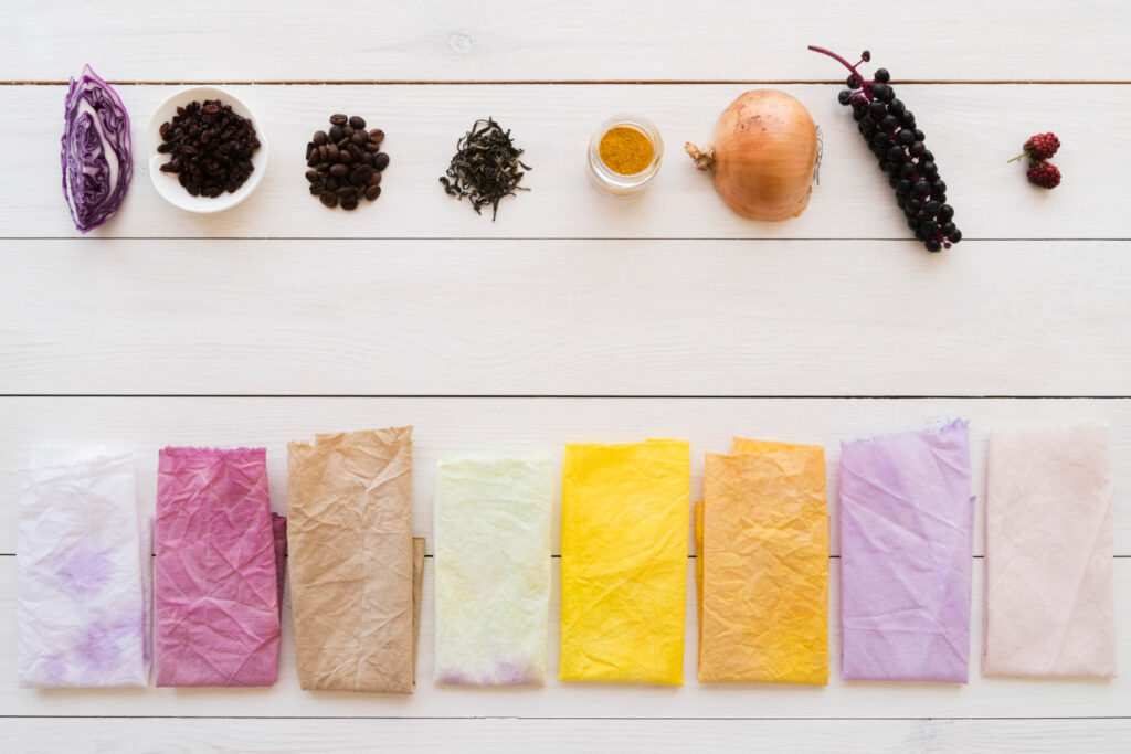 differentes teintures naturelles