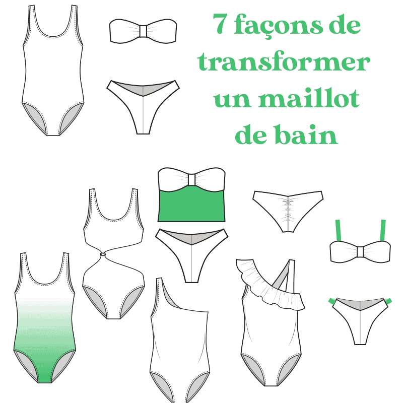 manières transformer maillot bain