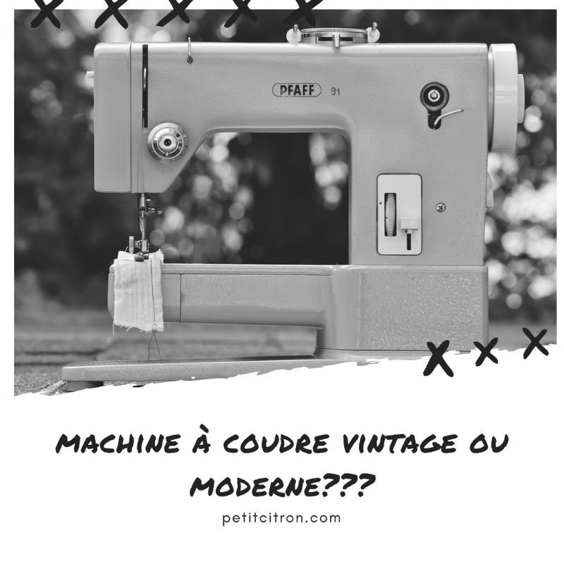 Machines à coudre modernes vs vintage