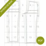 Patrons de base - pantalon femmes - taille 34 à 56