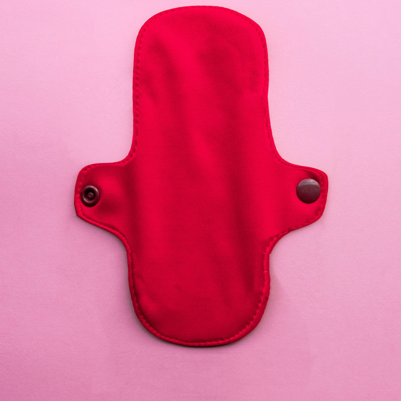 Serviette hygiénique lavable (modèle asymétrique)