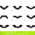 Fichier de découpe: chauves souris