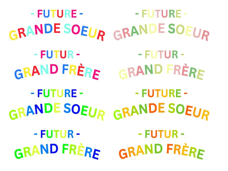 Futur grand frère / future grande soeur