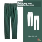 Patrons de base - pantalon hommes - taille 36 à 58