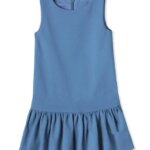 Robe d'été Basilie taille basse et volant - enfant