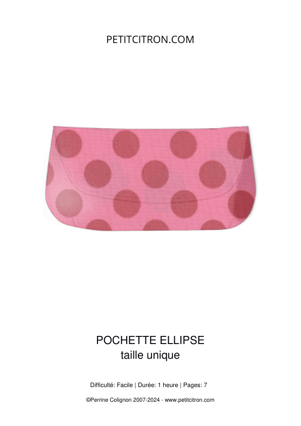 Patron pochette ellipse – Image 3