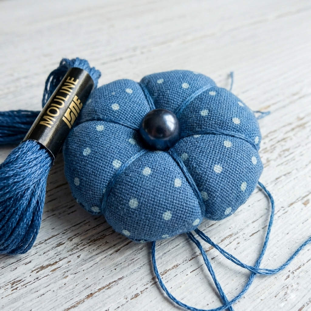 DIY fleur japonaise / porte épingle rond
