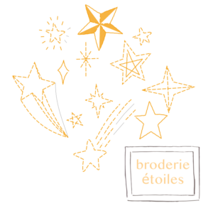 Grille de broderie: étoiles