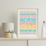 posters "règles pour une couture zen'