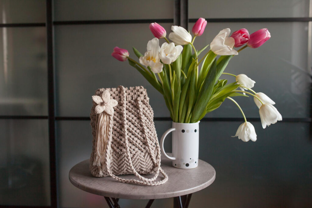 sac fleurs