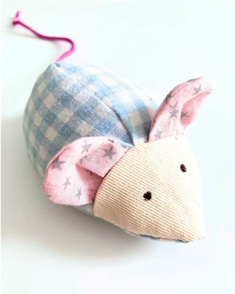 souris en tissu