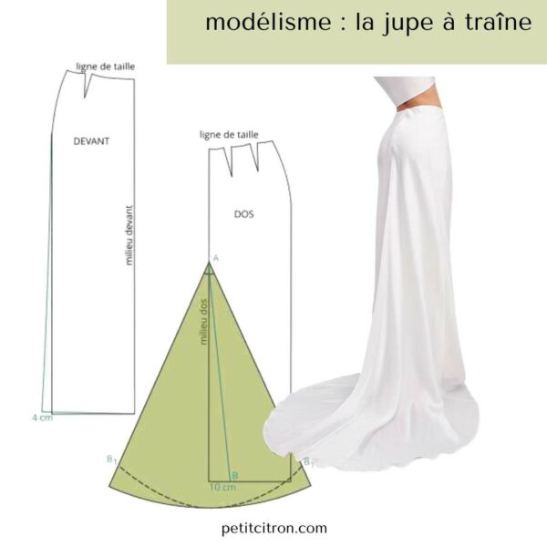 jupe à traine