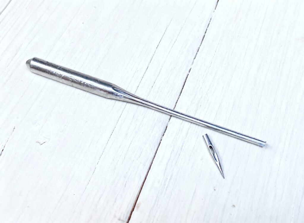 aiguille machine cassee