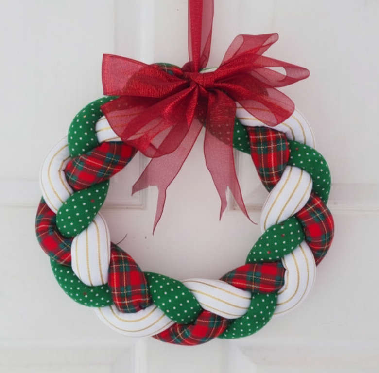 couronne noel tresse