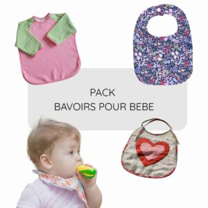 Pack de patrons de bavoirs