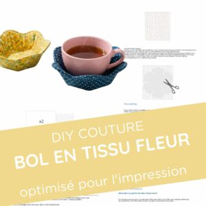 bol fleur micro-ondes