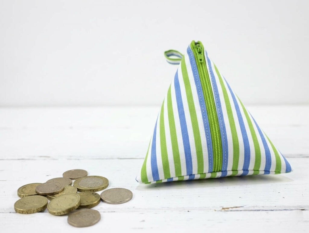 DIY : Porte-monnaie triangulaire