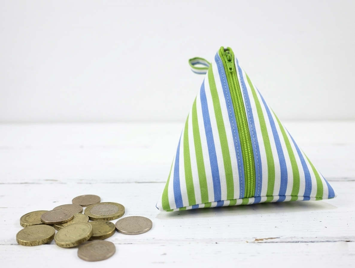 DIY : Porte-monnaie triangulaire