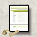 Tableau de mensurations - femme, homme & enfant (cm et pouces)