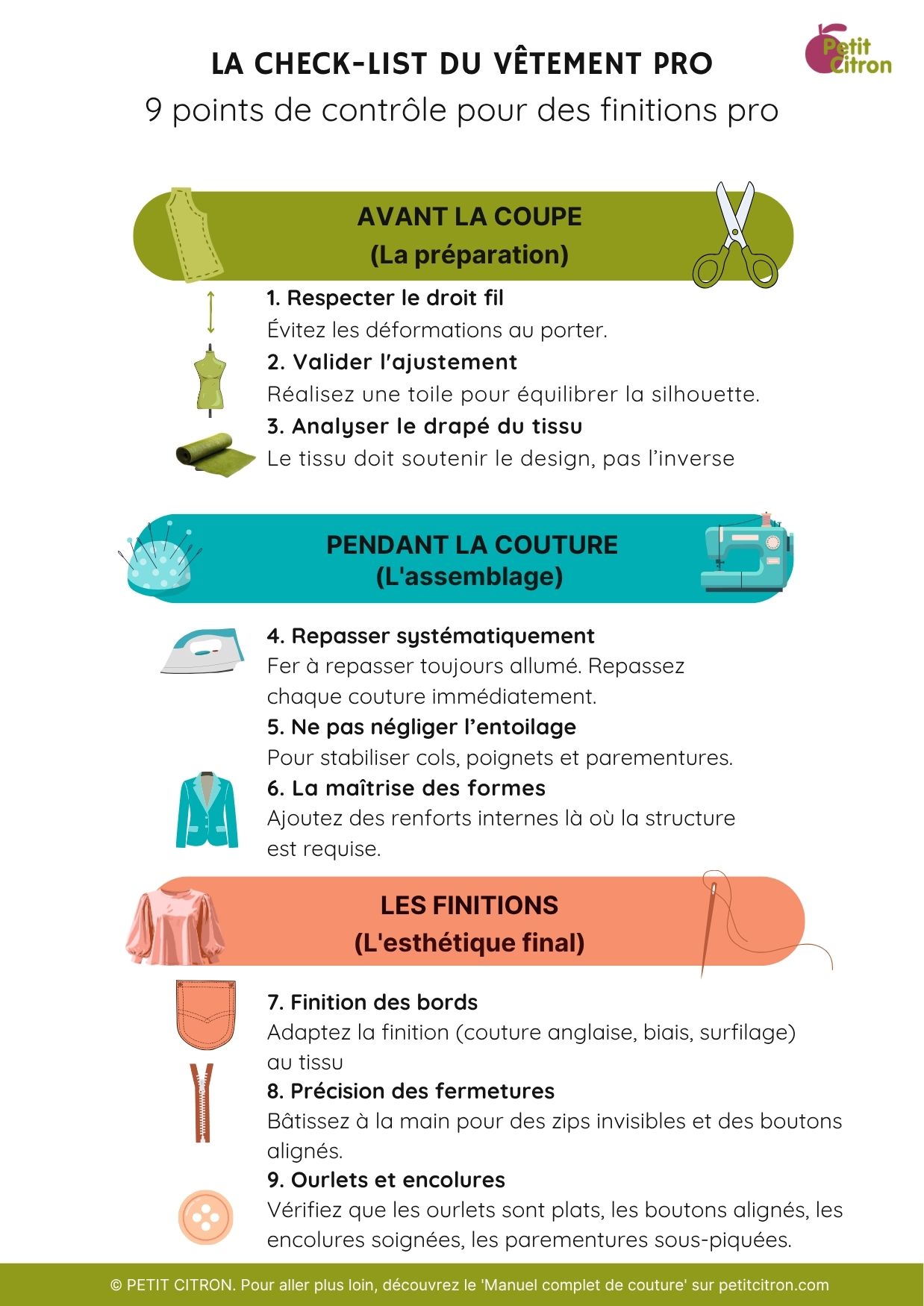 check list vetement pro
