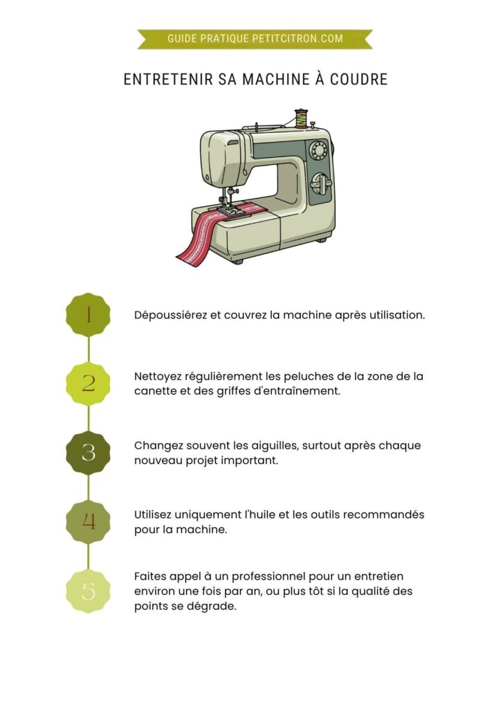 fiche entretien machine