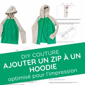 hoodie avec zip