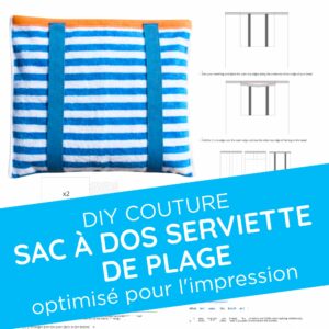 sac à dos serviette de plage