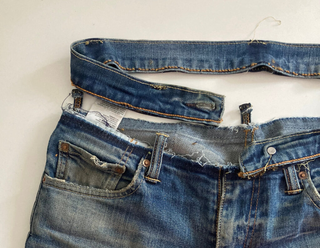 ceinture decoudre jeans