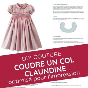 Coudre un col claudine