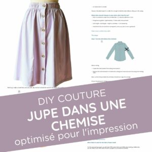jupe chemise