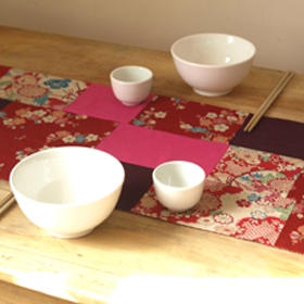 tablrunner image Chemin de table en patchwork